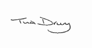 Tina Drury signature