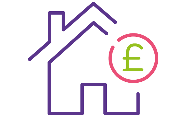 House and money icon